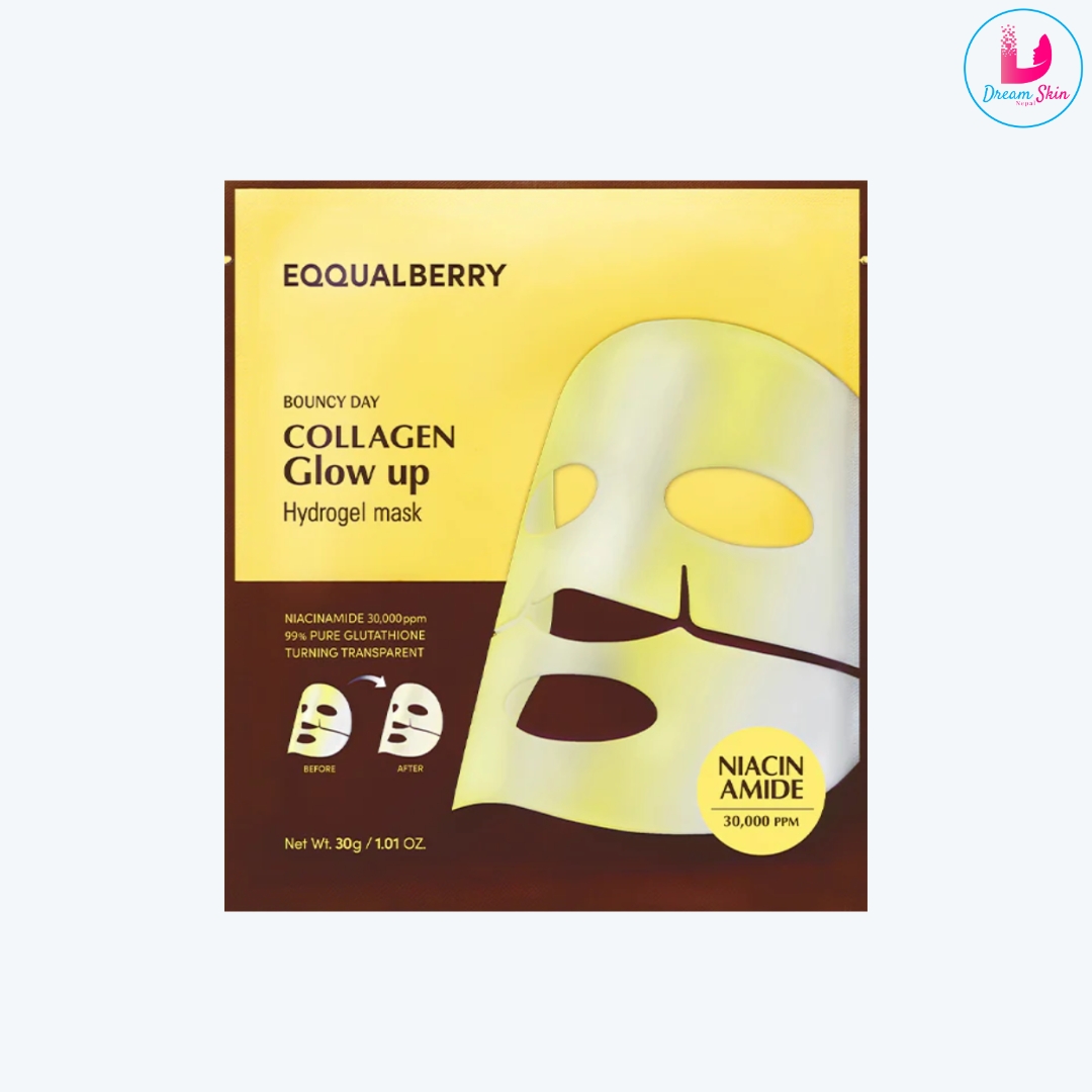 Eqqualberry Collagen Glow Up Hydrogel Mask [30g]